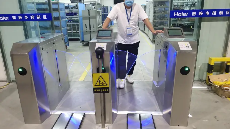 esd static detection access control system