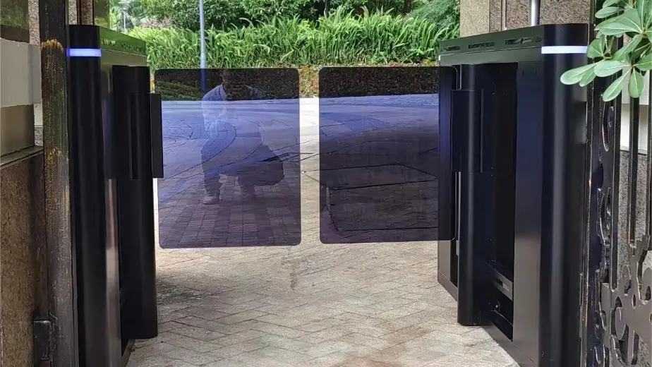 Baking paint speed gate