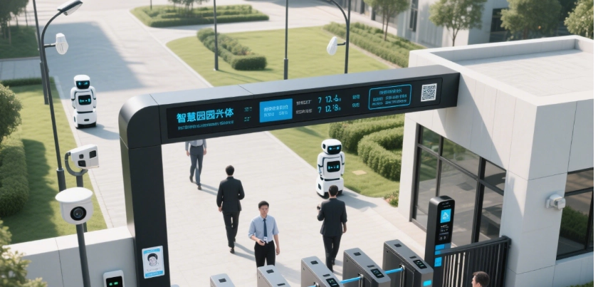 intelligent turnstile solution for tech parks