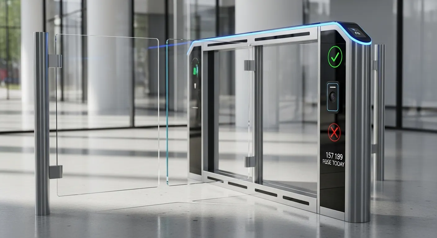 AI intelligent pedestrian gate