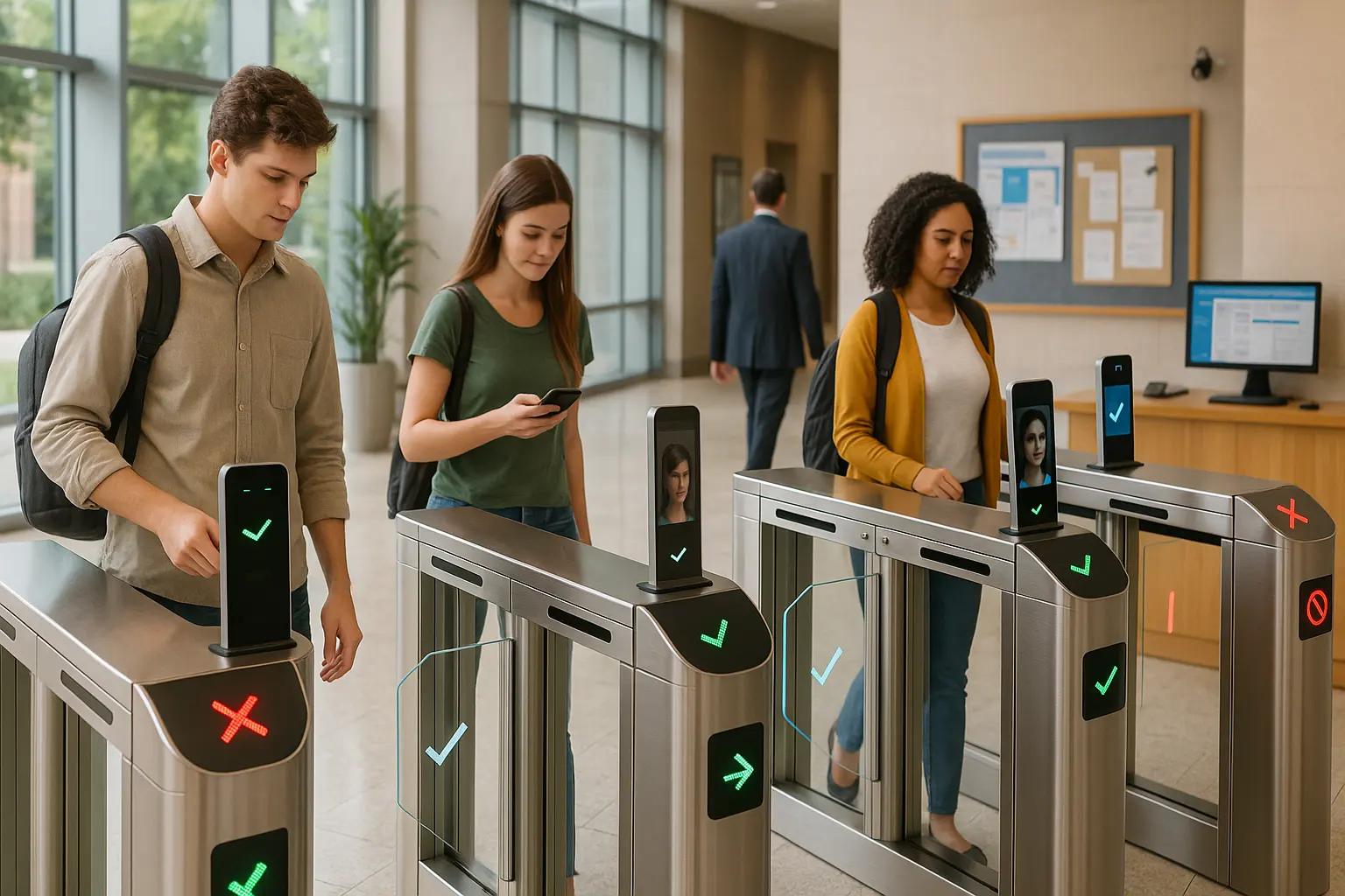 campus access control gate