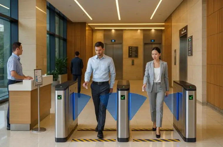 Flap Barrier Turnstile Gate