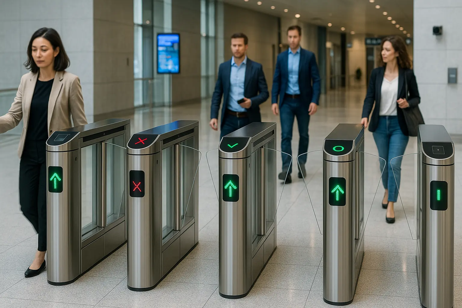 high throughput speed gate