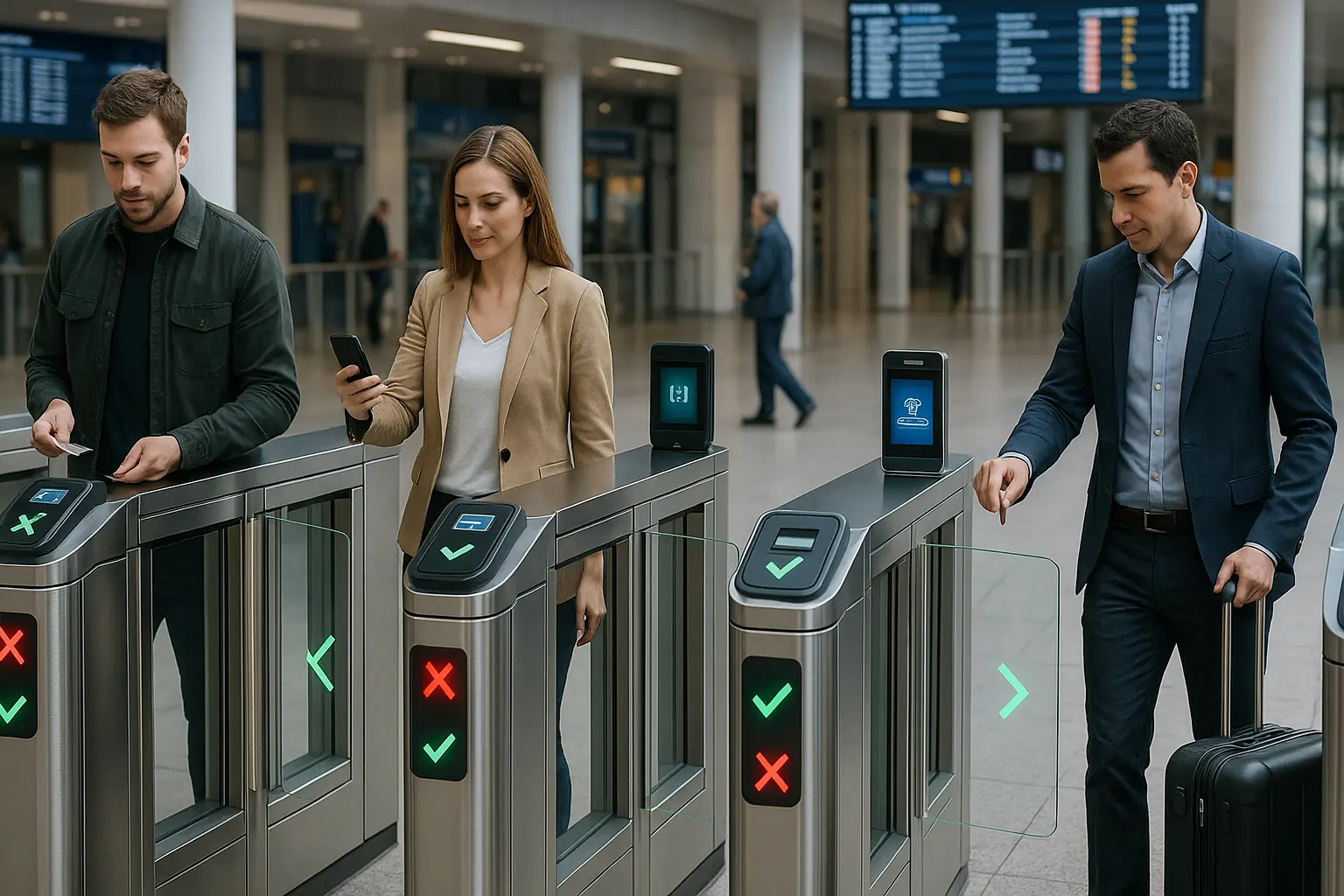 Railway Station Turnstiles