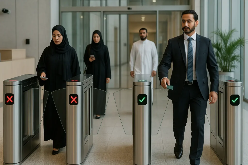 Saudi Arabia pedestrian speed gate system