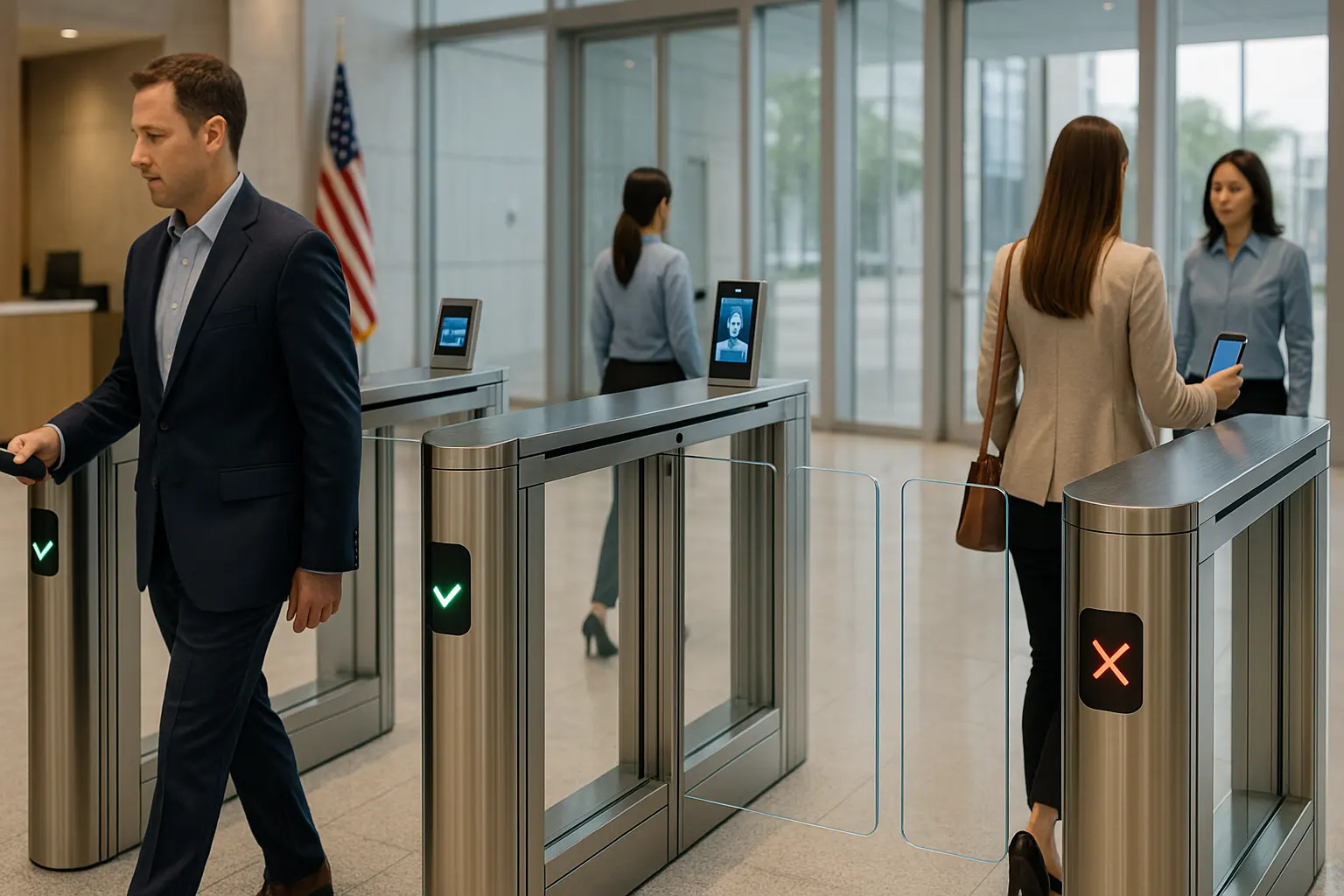 USA speed gate turnstile