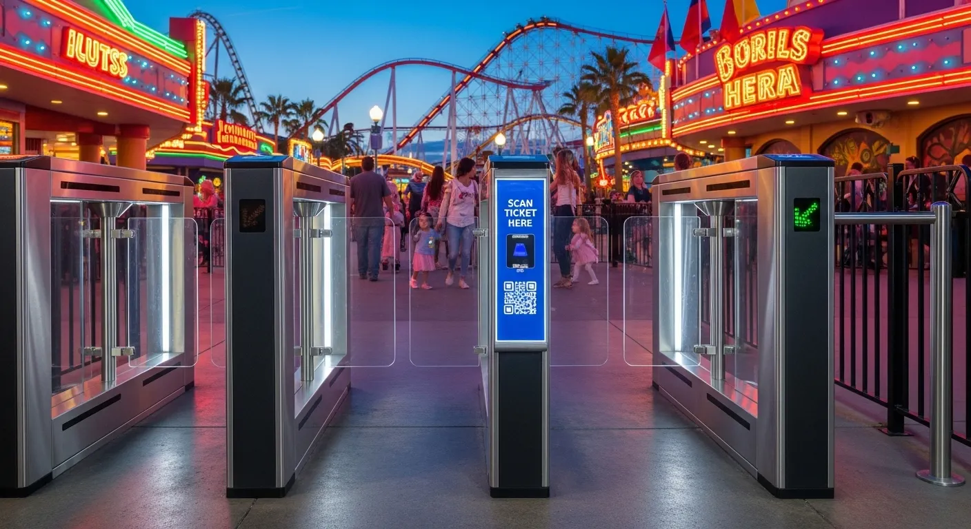 amusement park turnstile supplier