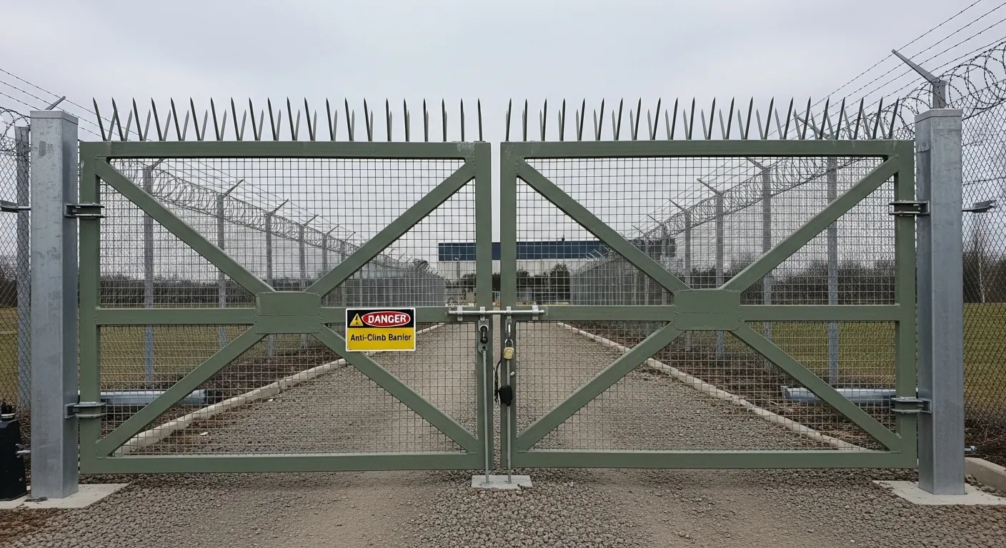 anti climb swing barrier gate