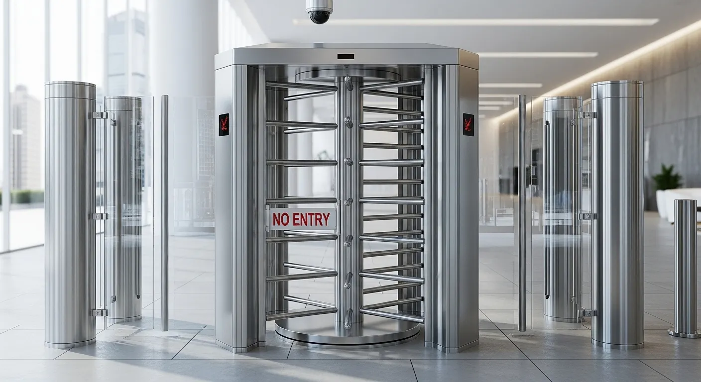 anti reverse full height turnstile
