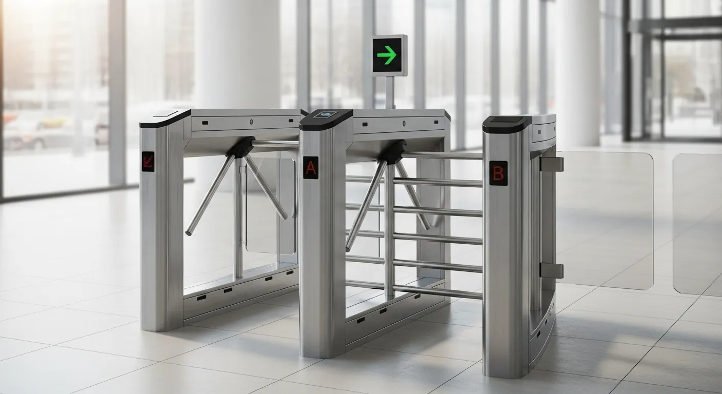 anti tailgating ab turnstile gate