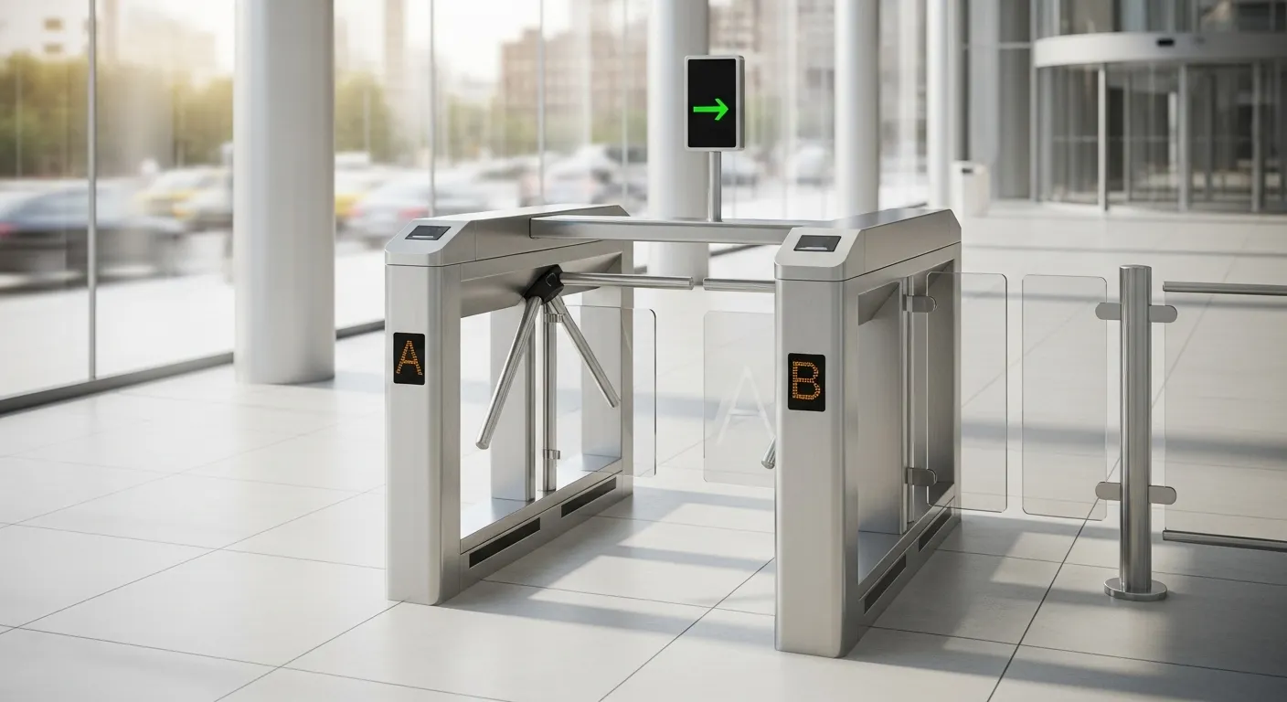 anti tailgating ab turnstile gate