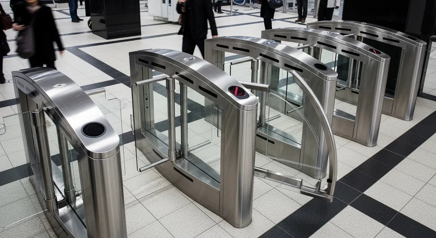 arc swing gate turnstile