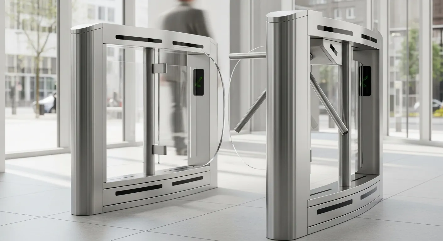 arc swing gate turnstile