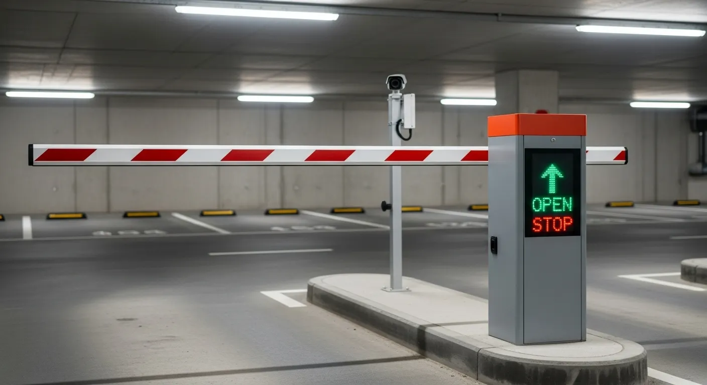 automatic parking barrier gate