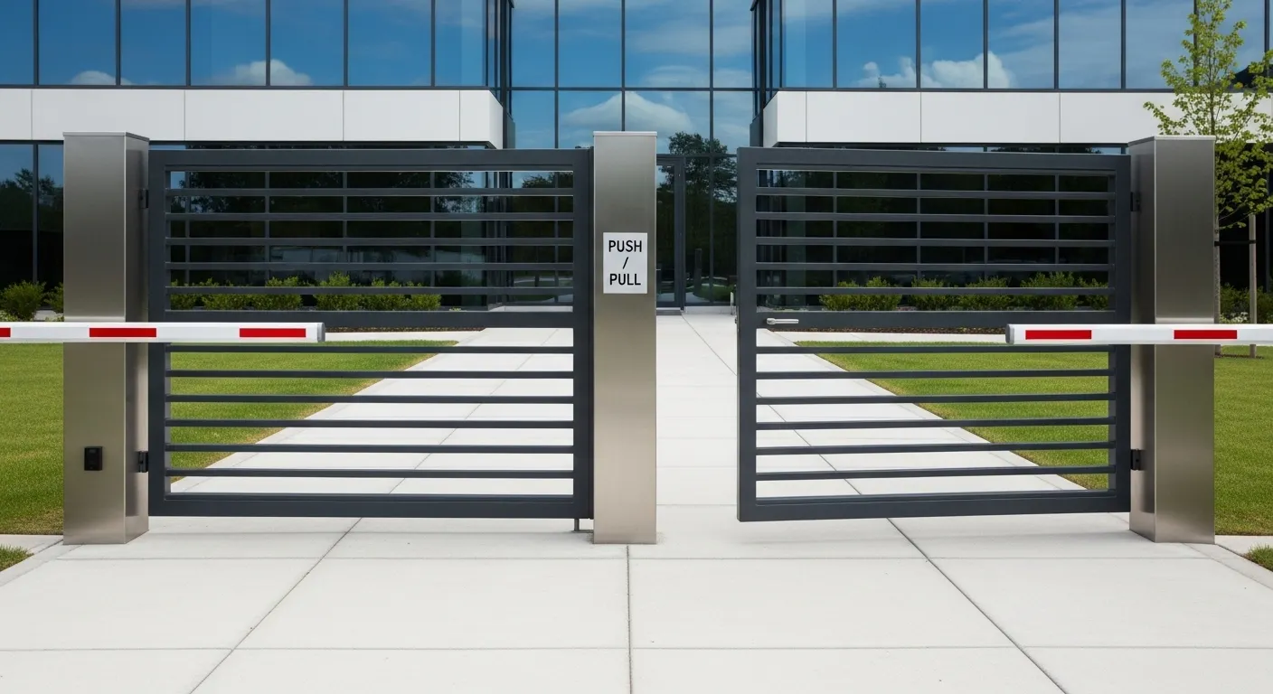 bi-directional swing gate