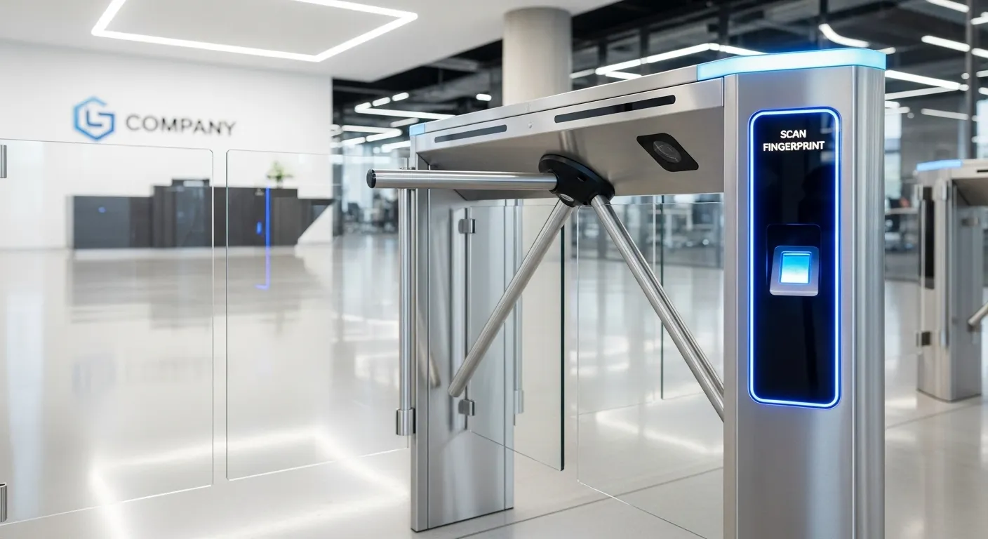 biometric turnstile gate