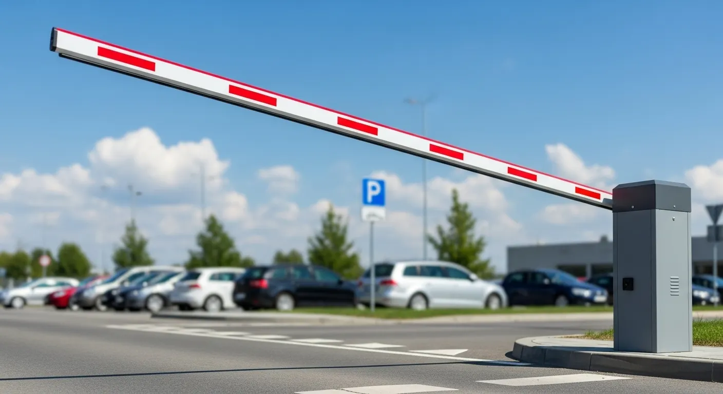 boom parking barrier gate