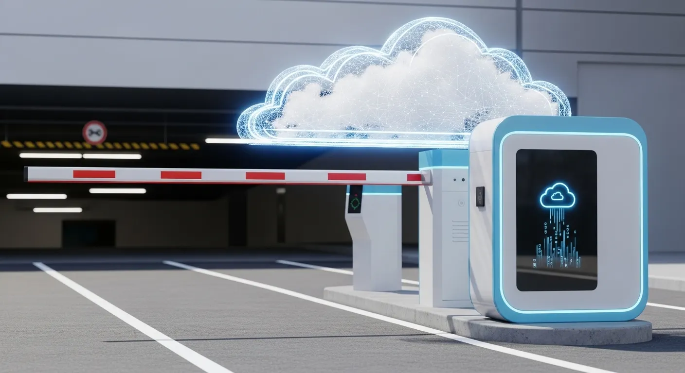 cloud based parking barrier gate