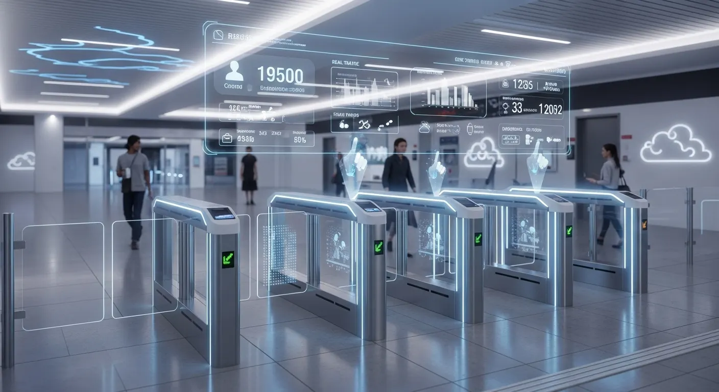 cloud based turnstile gate