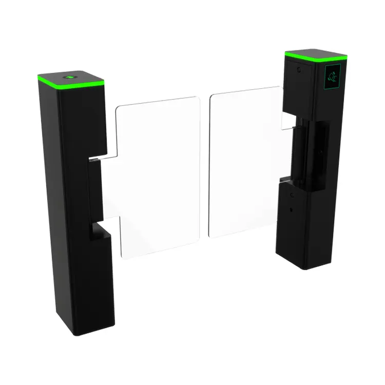 column-type swing barrier turnstile