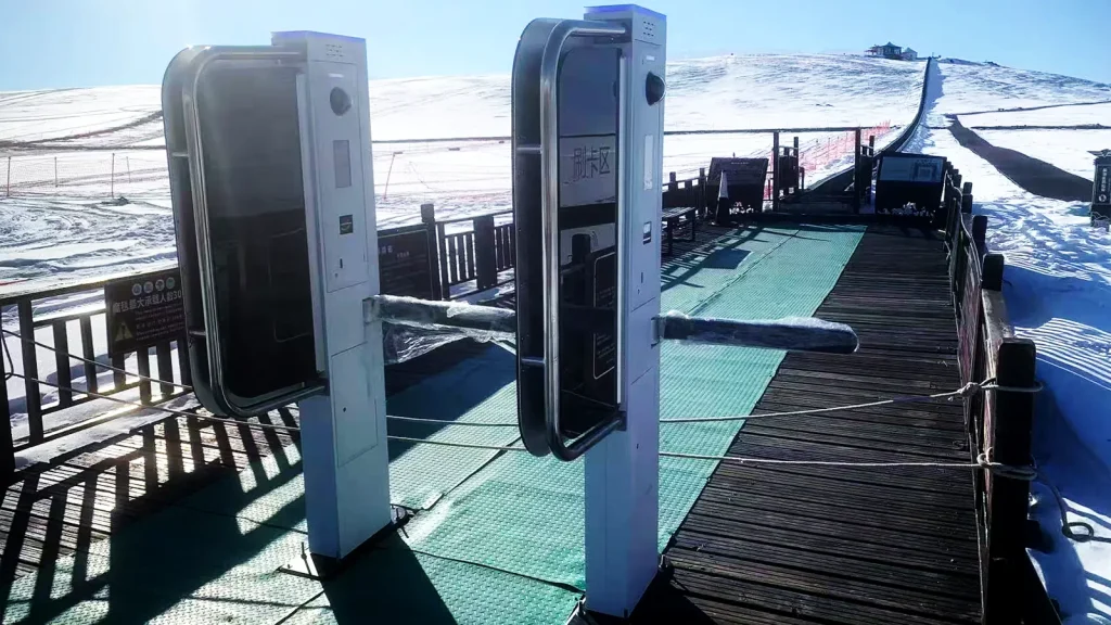 snow resistant access control gate