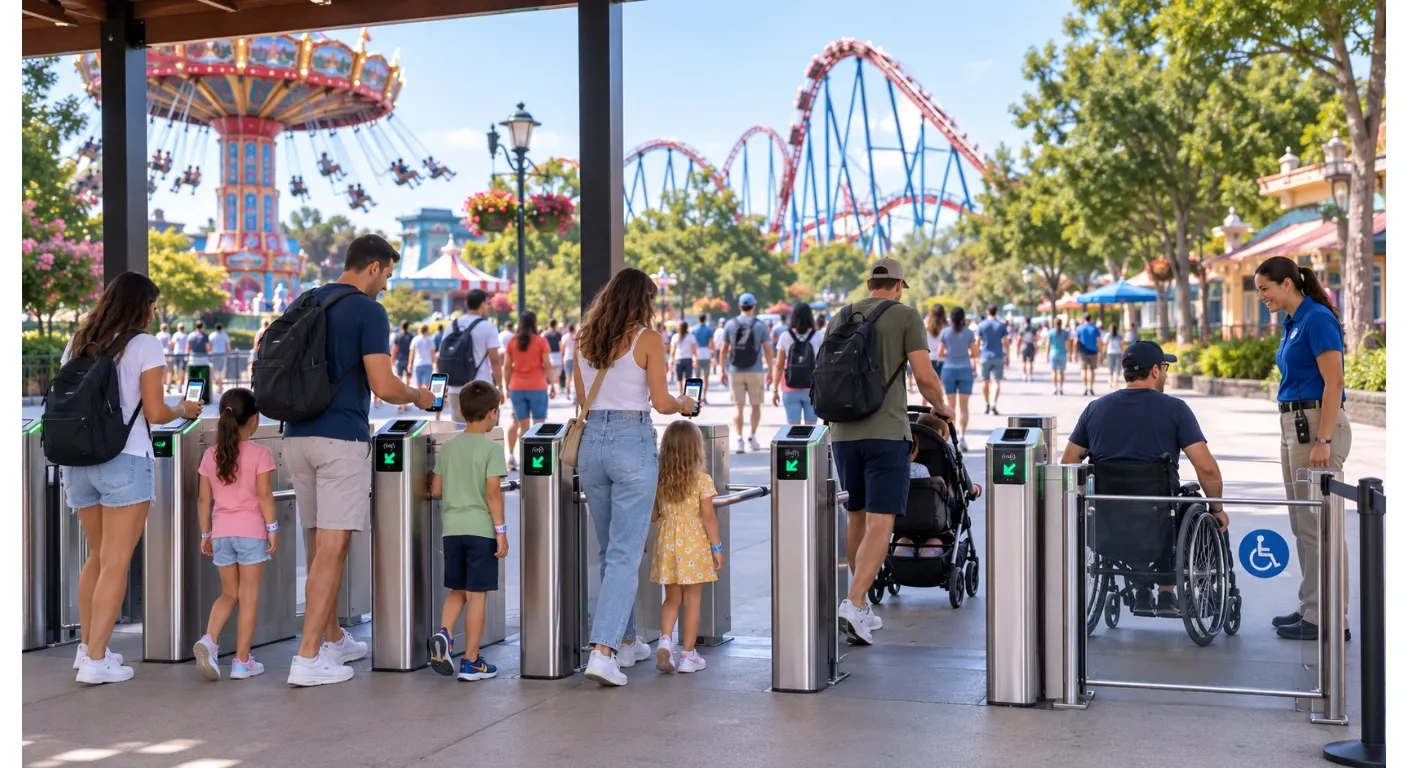 Amusement Park Turnstile Supplier