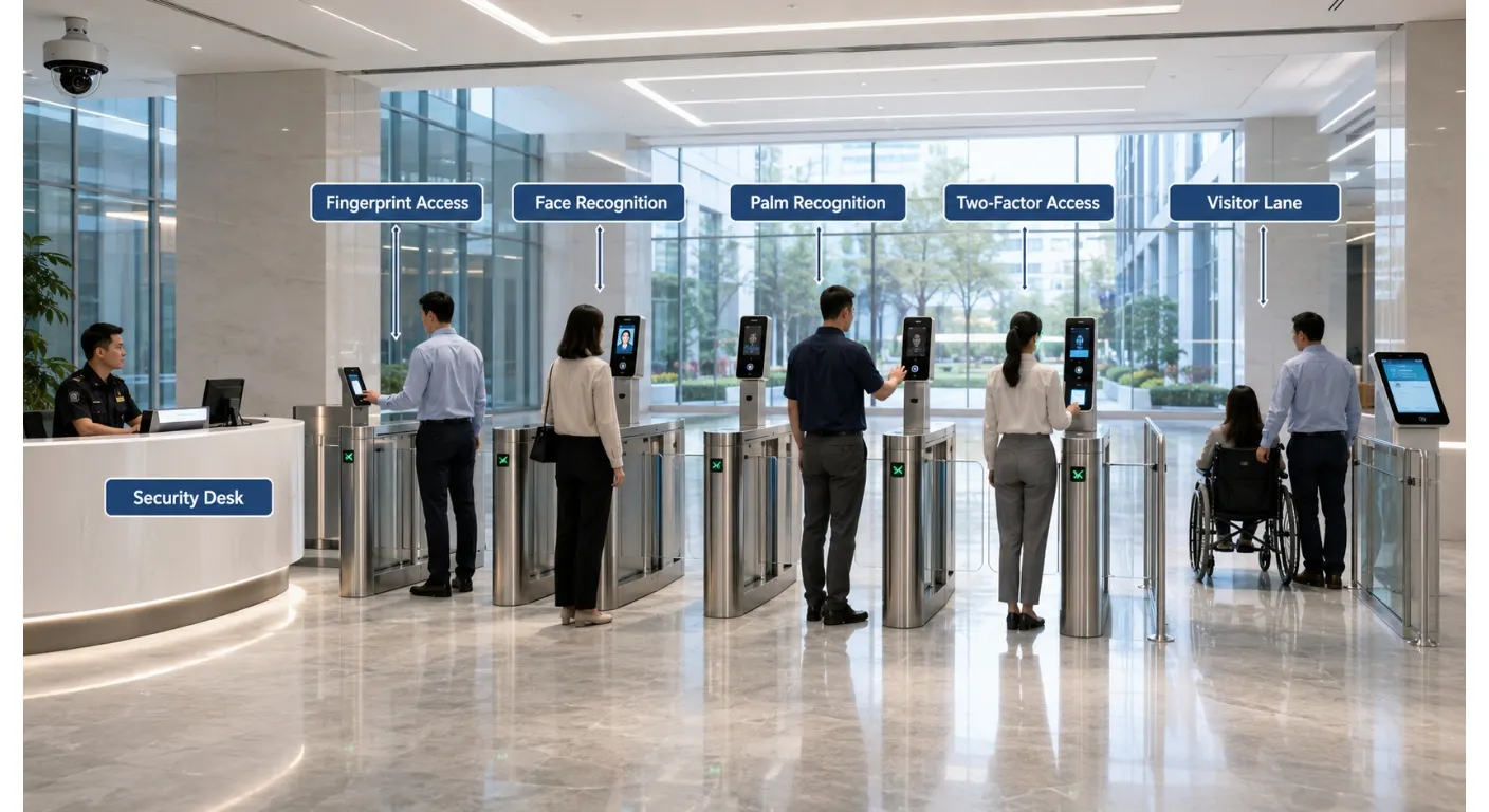 Biometric Turnstile Gate